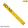 thông số kỹ thuật Thước thủy nivo thợ điện STABILA 1613, 2 bọt thủy, 4 giác bám Type 70