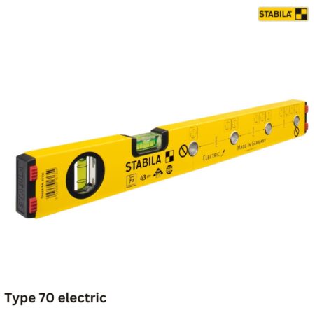 đặc tính kỹ thuật Thước thủy nivo thợ điện STABILA 1613, 2 bọt thủy, 4 giác bám Type 70
