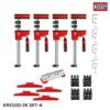 đặc tính Bộ cảo K-body hành trình 1m BESSEY KRE100-2K SET-A