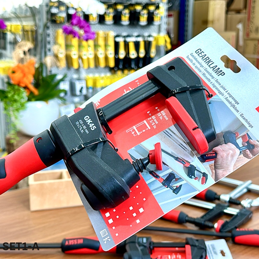 ảnh thực tế Bộ đồ nghề thợ mộc, bản Limited Edition BESSEY DIY SET1-A