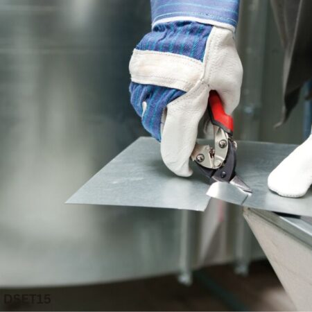 ứng dụng Bộ kéo cắt tôn, bo cua Trái Thẳng Phải BESSEY DSET15 ảnh 2