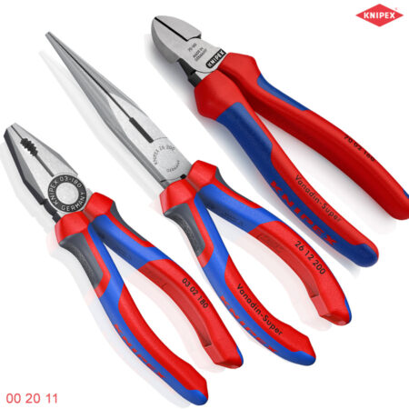 Bộ kìm 3 cây làm cơ điện 100% Germany Knipex 00 20 11