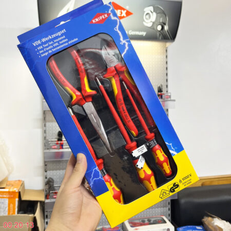 Knipex 00 20 13 bộ kìm tô vít cách điện 5 pcs Germany (1)