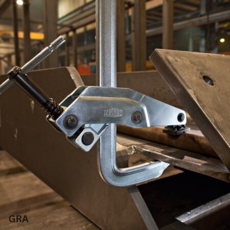 cách sử dụng Cảo chữ F không gian hẹp cho hàn, kết cấu kim loại BESSEY GRA