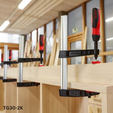 cách dùng Cảo chữ F ngàm kẹp 300mm, lực 6000N BESSEY TG30-2K