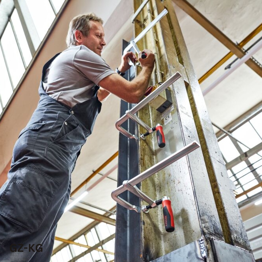 ứng dụng Cảo chữ F, có tay cầm xoay 360 độ BESSEY GZ-KG ảnh 1