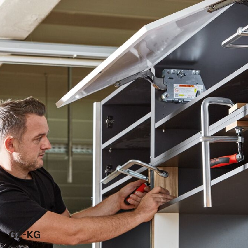 ứng dụng Cảo chữ F, có tay cầm xoay 360 độ BESSEY GZ-KG