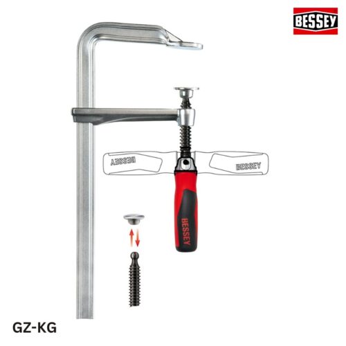 đặc tính Cảo chữ F, có tay cầm xoay 360 độ BESSEY GZ-KG