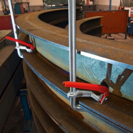 ứng dụng Cảo chữ F, tay kẹp gập gọn, lực 9500N BESSEY SGHS