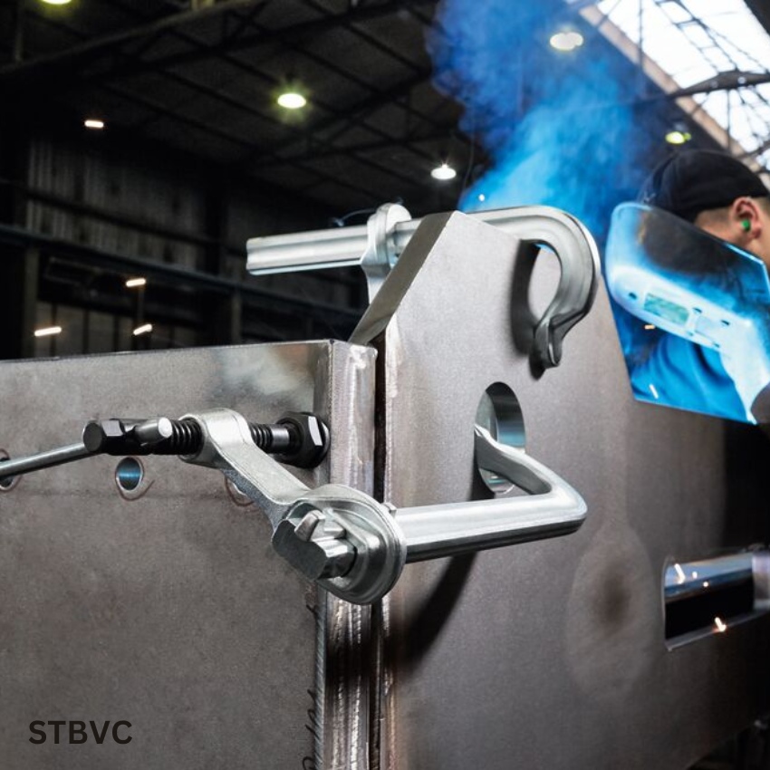 ứng dụng thực tế Cảo chữ G siêu cứng, lực kẹp 35000N BESSEY STBVC