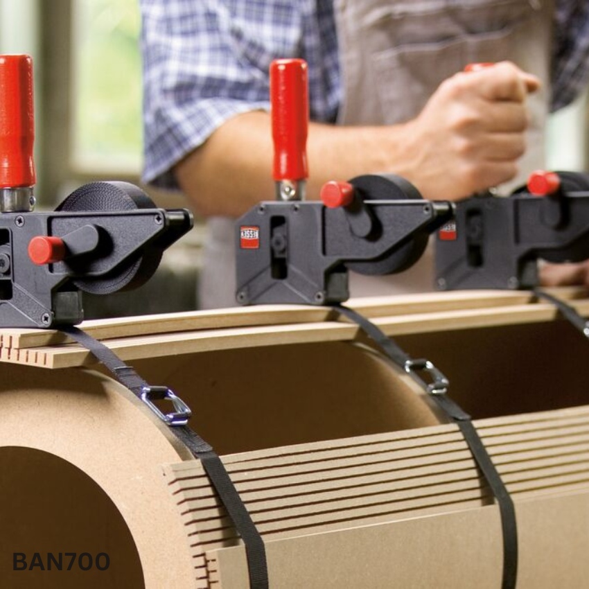 cách dùng Cảo dây kẹp làm mộc BESSEY, kẹp đa góc, khung vuông BAN700