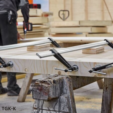 ứng dụng Kẹp gỗ chữ F, tay quay chữ T lực kẹp 7000N, Bessey TGK-K