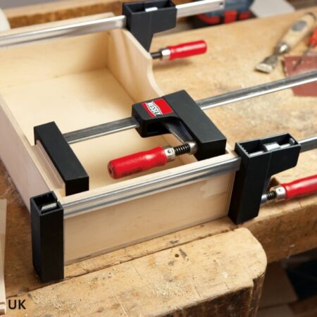 ứng dụng thực tế Cảo kẹp gỗ ngàm song song, 1500N BESSEY UK UniKlamp