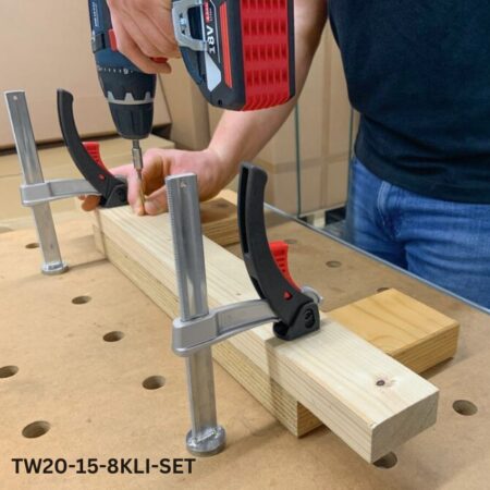 ứng dụng Cảo kẹp nhanh trên bàn thao tác BESSEY TW20-15-8KLI-SET