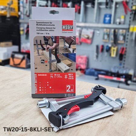 ảnh thực tế Cảo kẹp nhanh trên bàn thao tác BESSEY TW20-15-8KLI-SET