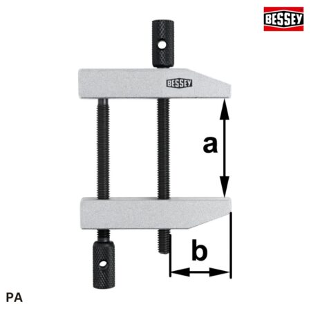 thông số Cảo vít song song, trục đôi lực kẹp 1500N BESSEY PA