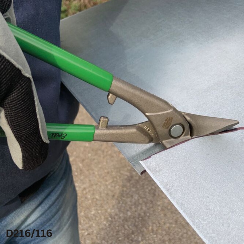 cách dùng Kéo cắt tôn dày 1.0mm, kiểu dáng cổ điển BESSEY D216/116