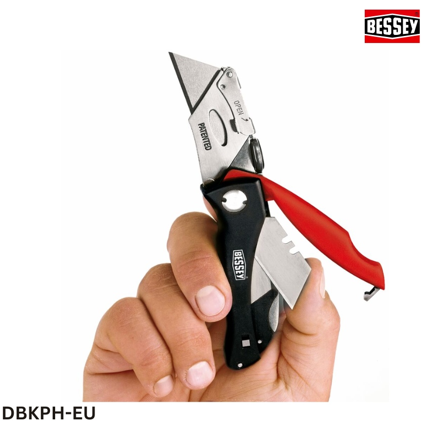 thông số Dao rọc giấy cán nhựa cao cấp với 5 lưỡi dự phòng BESSEY DBKPH-EU