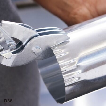 ứng dụng Kềm bóp tôn lượn sóng mũi thẳng, ngàm sâu 28mm BESSEY D36