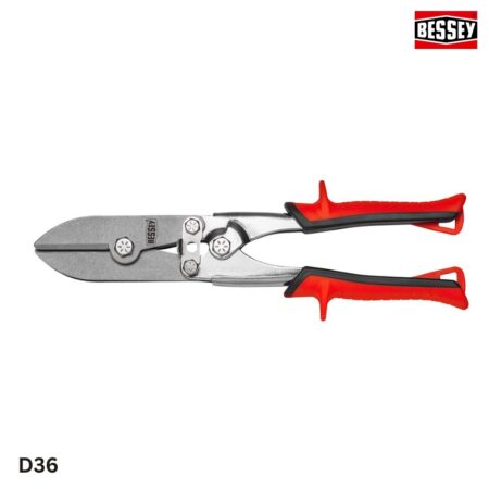 đặc tính Kềm bóp tôn lượn sóng mũi thẳng, ngàm sâu 28mm BESSEY D36