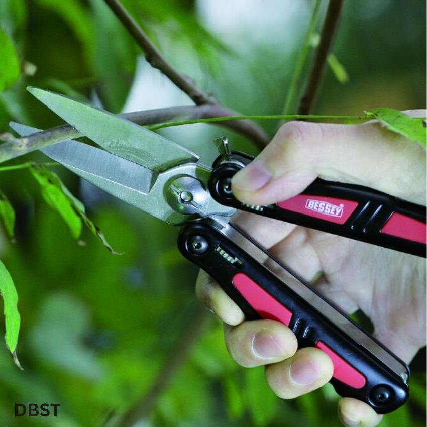 ứng dụng Kéo cắt đa năng BESSEY DBST, 7 mũi lưỡi kết hợp, xếp gọn