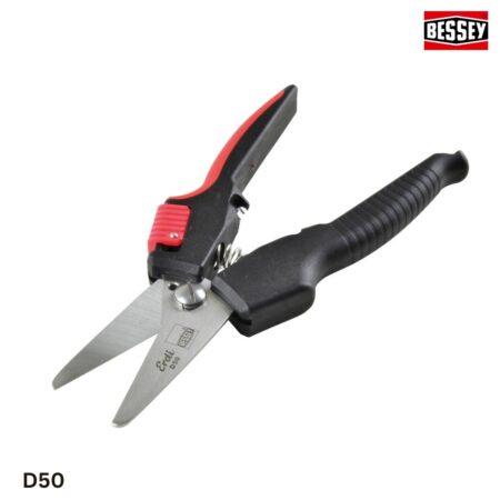 thông số Kéo cắt đa năng, lưỡi cắt bằng inox, cán nhựa BESSEY D50