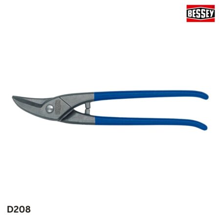 đặc tính Kéo cắt tôn dày 1.0mm, lưỡi cong cắt đường tròn BESSEY D208
