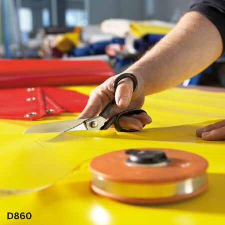 ứng dụng Kéo công nghiệp lưỡi dày và dài, cán liền thân BESSEY D860