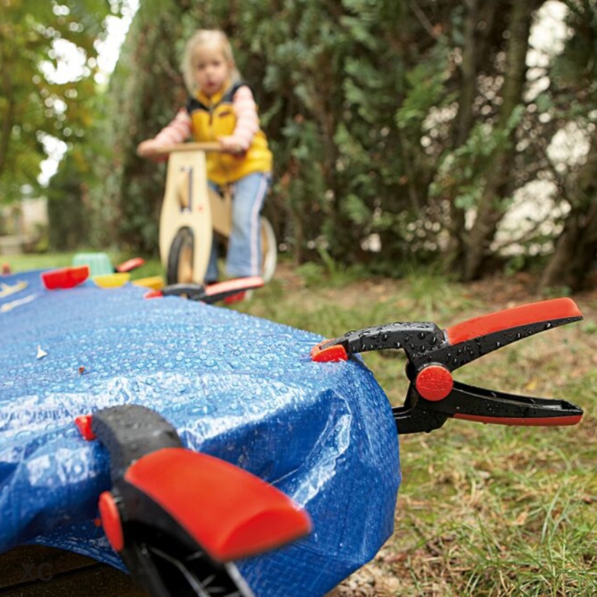 ứng dụng thực tế Kẹp gỗ chữ A, bằng nhựa kẹp nhanh kiểu lò xo Bessey XC