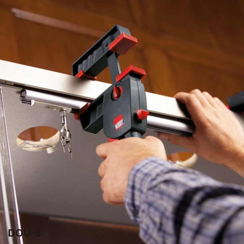 cách dùng Kẹp gỗ chữ K, ngàm đôi 160-650mm BESSEY DOU-8