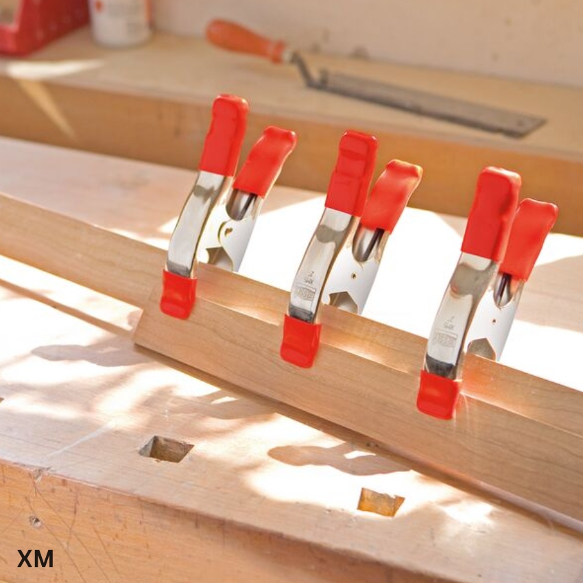 cách dùng Kẹp lò xo kiểu chữ A bằng sắt, mỏ bọc nhựa BESSEY XM