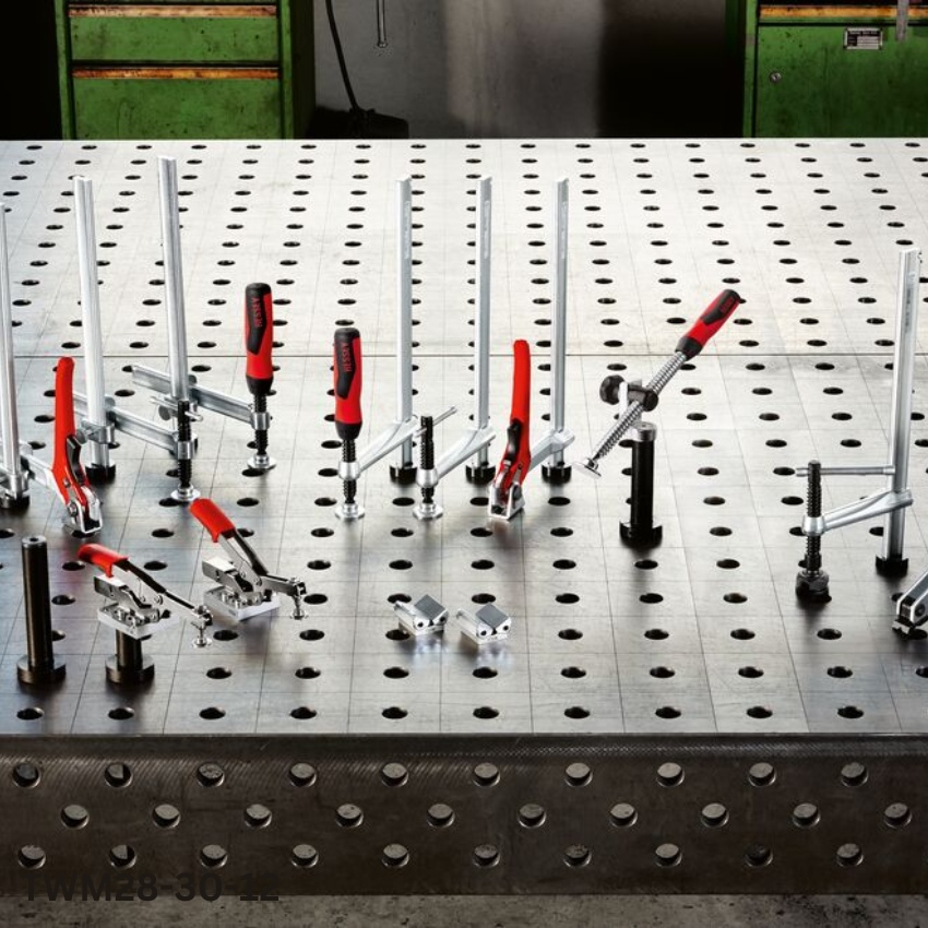 ứng dụng Kẹp phôi bàn hàn, lực kẹp 5000N BESSEY TWM28-30-12 ảnh 2