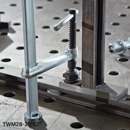 ứng dụng Kẹp phôi bàn hàn, lực kẹp 5000N BESSEY TWM28-30-12