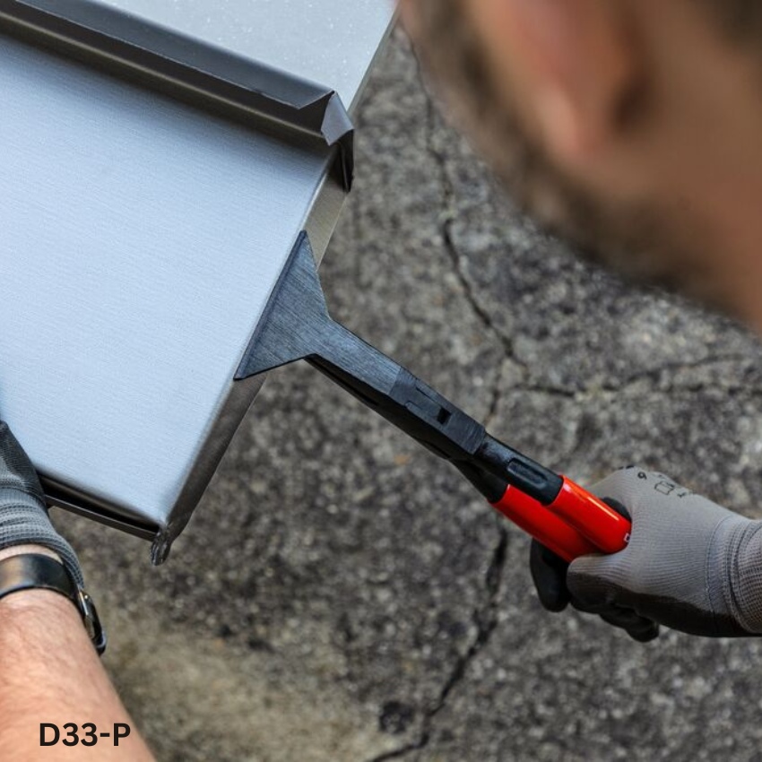 ứng dụng 2 Kìm uốn và gập mép gồm 3 phiên bản BESSEY D33-P