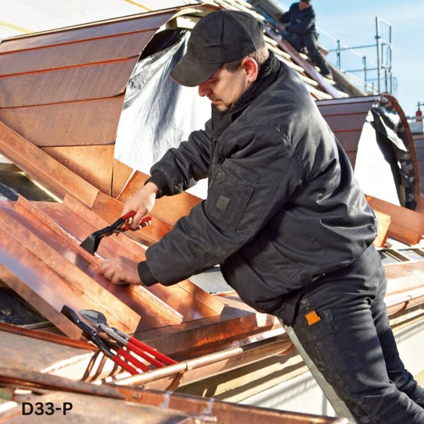 ứng dụng Kìm uốn và gập mép gồm 3 phiên bản BESSEY D33-P