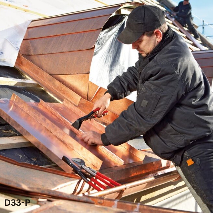 ứng dụng Kìm uốn và gập mép gồm 3 phiên bản BESSEY D33-P