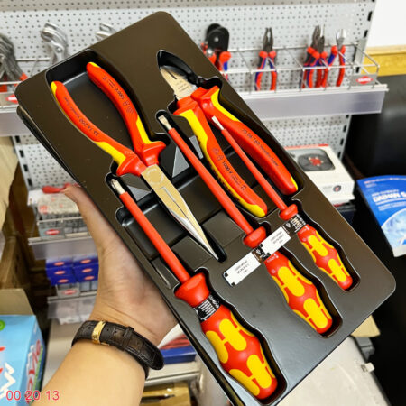 Knipex 00 20 13 bộ kìm tô vít cách điện 5 pcs Germany