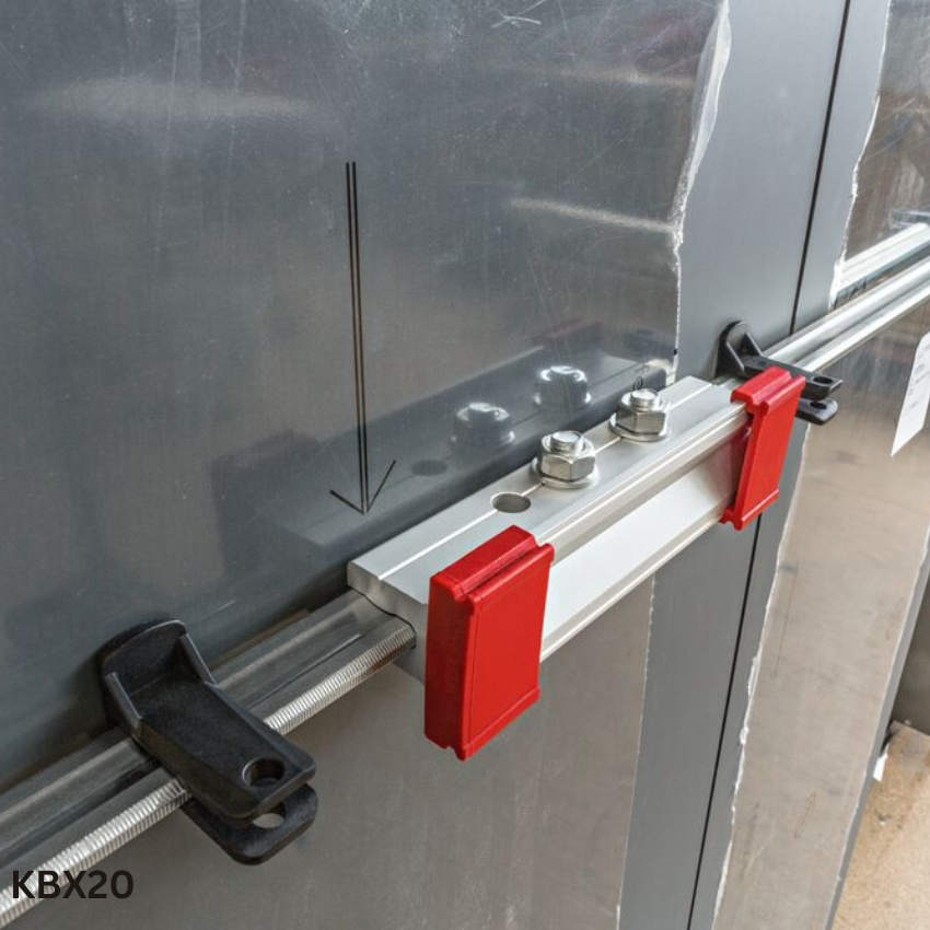 ứng dụng Thanh kẹp nối dài KBX20 cho cảo BESSEY KRE/KREV, KR/KRV