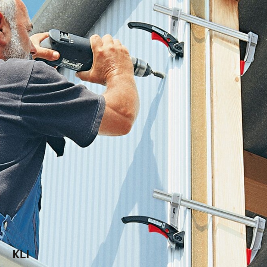 ứng dụng Vam kẹp gỗ nhanh chữ F, cảo siêu nhanh BESSEY KliKlamp KLI