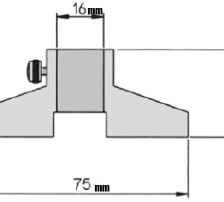 thông số Dưỡng đo sâu cho thước kẹp Vogel 2002092, dài 75mm