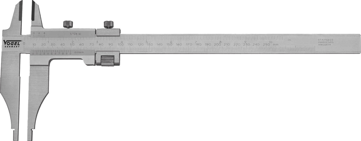 ứng dụng Thước kẹp cơ khí Vogel Germany 2006, ngàm kẹp đôi