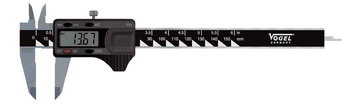 thông số Thước cặp điện tử Vogel 20216, chống nước cấp bảo vệ IP54