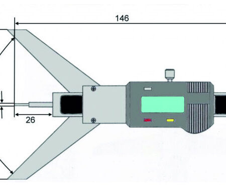 ứng dụng Đồng hồ đo bán kính chuyên dụng 47331 Vogel