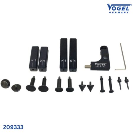 các chi tiết Bộ dưỡng đo VOGEL Germany 209333 cho thước kẹp, 18 chi tiết