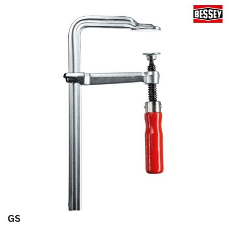 đặc tính Cảo chữ F tay vặn cán gỗ, độ mở ngàm từ 100-1000mm, Bessey GS