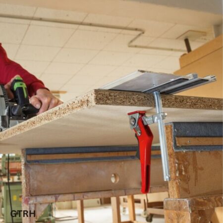 cách dùng Kẹp bàn, cho rãnh 12x8mm, cảo kẹp nhanh chữ F BESSEY GTRH