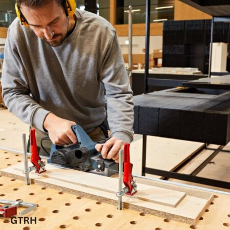 ứng dụng Kẹp bàn, cho rãnh 12x8mm, cảo kẹp nhanh chữ F BESSEY GTRH