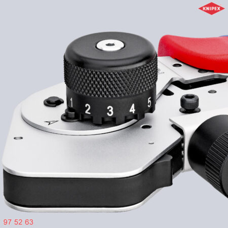 vi chỉnh Kìm bấm cos kim 0,08 - 2,5 mm² Knipex 97 52 63