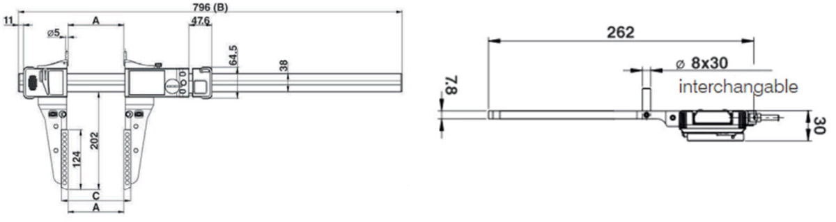 thông số Thước cặp điện tử Sylvac UL4 20095, siêu nhẹ, ngàm phủ titanium