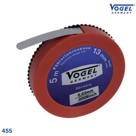 đặc tính Thước căn lá Vogel Germany 455, bằng thép carbon dạng cuộn